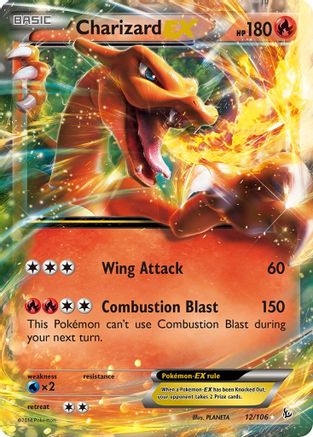 XY  Flashfire  012/106 Charizard EX (12)  - Holofoil - Ultra Rare