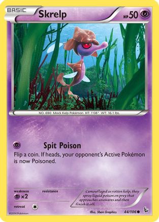 XY  Flashfire  044 Skrelp  - Common
