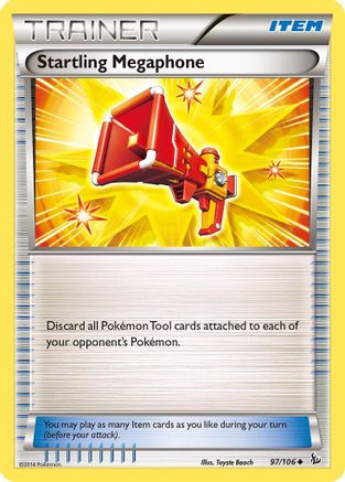 XY  Flashfire  097/106 Startling Megaphone  - Uncommon