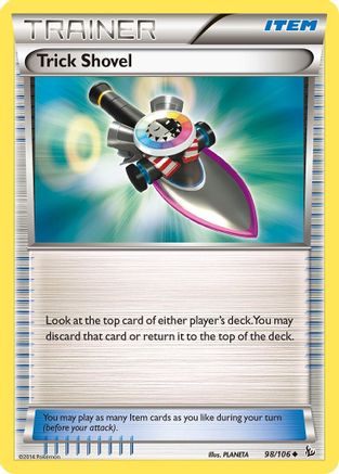XY  Flashfire  098/106 Trick Shovel  - Uncommon