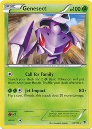 Deck Exclusives  010/101 Genesect  - Holofoil - Holo Rare