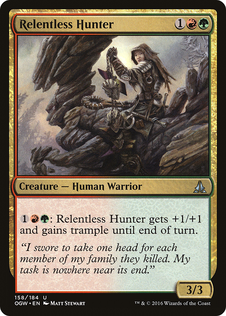 Oath of the Gatewatch - (OGW-158) - Relentless Hunter