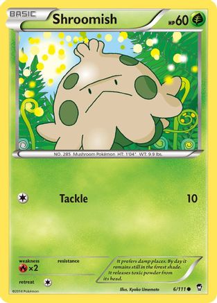 XY  Furious Fists  006 Shroomish  - Common