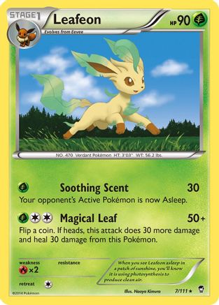 XY  Furious Fists  007/111 Leafeon  - Rare