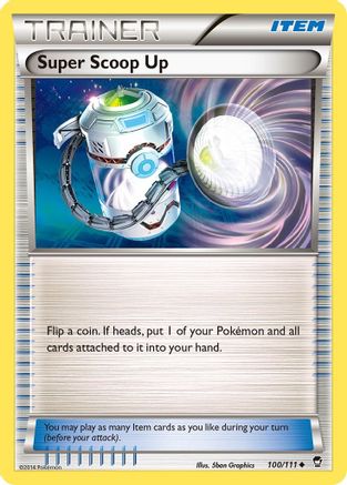 XY  Furious Fists  100/111 Super Scoop Up  - Uncommon