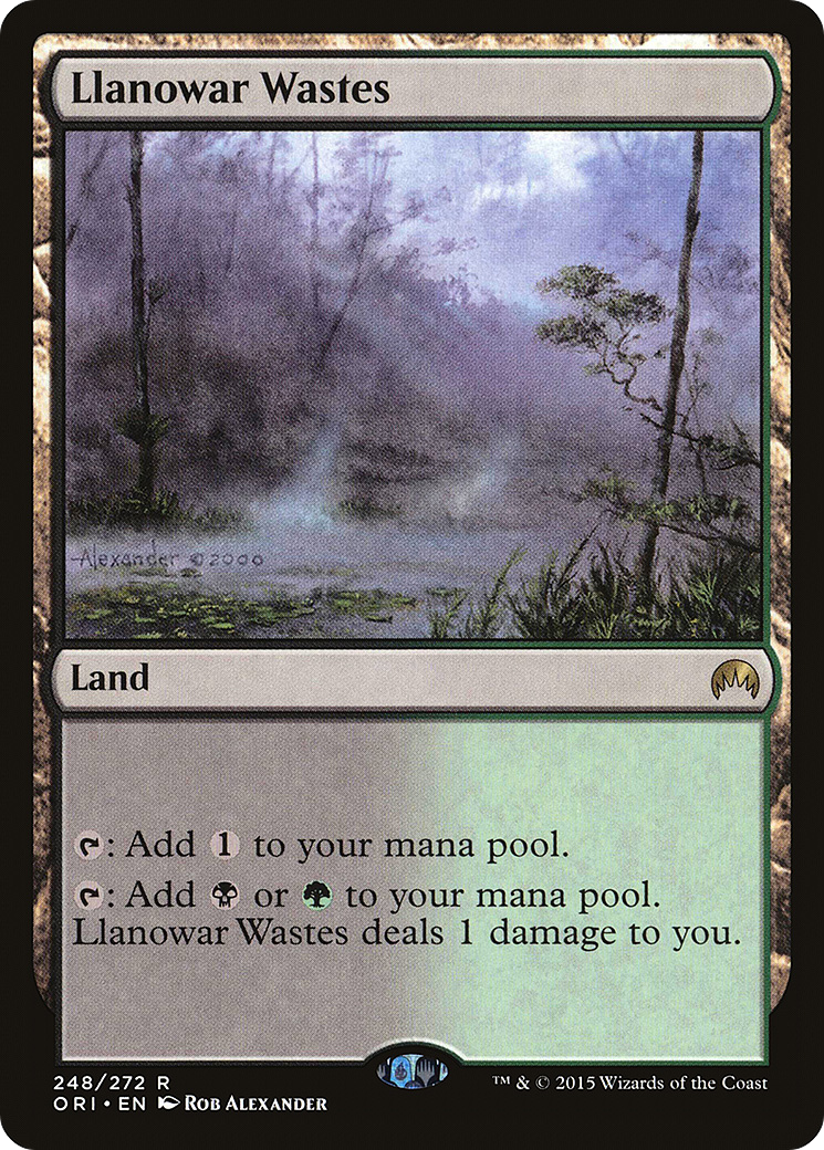 Magic Origins - (ORI-248) - Llanowar Wastes Foil