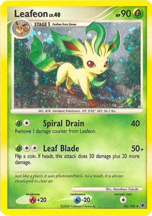 Deck Exclusives  024/100 Leafeon  - Holofoil - Holo Rare