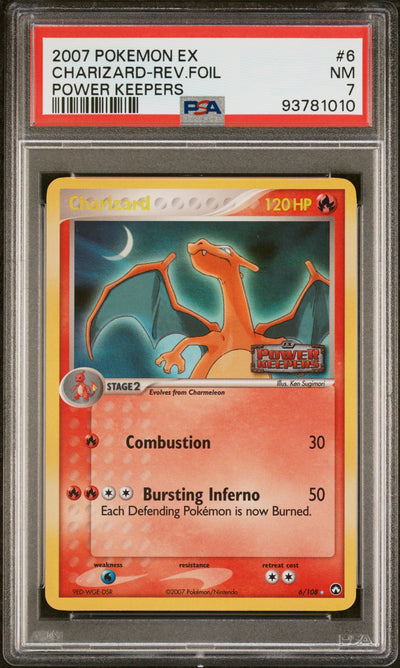 Power Keepers  006 PSA7 #93781010 Charizard  - Reverse Holofoil - Holo Rare