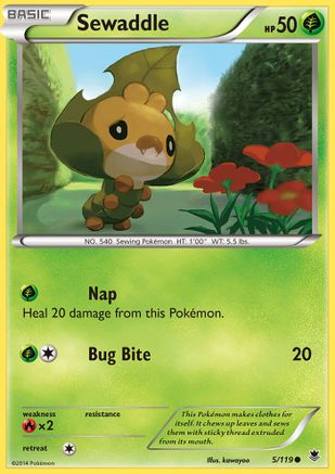 XY  Phantom Forces  005 Sewaddle  - Common