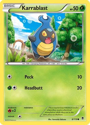 XY  Phantom Forces  008 Karrablast  - Common