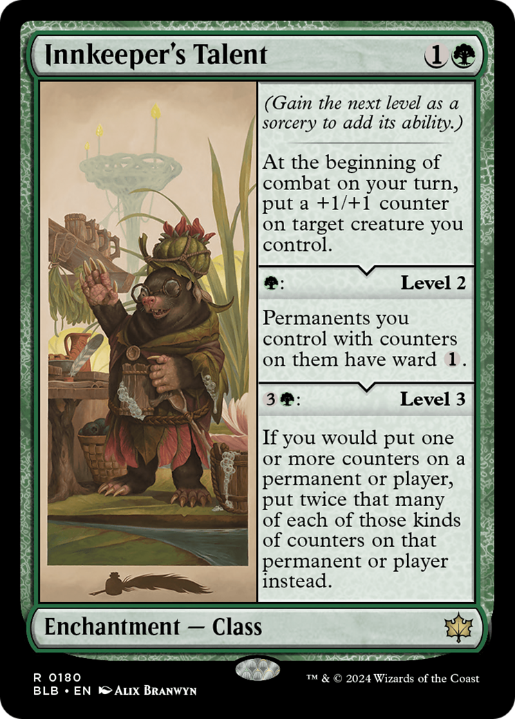 Bloomburrow - (BLB-180) - Innkeeper's Talent Foil