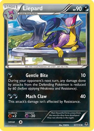 XY  Phantom Forces  057 Liepard  - Uncommon