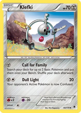 XY  Phantom Forces  066 Klefki  - Uncommon