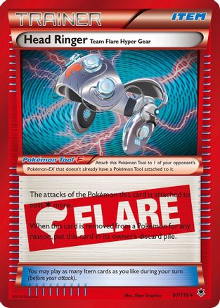 XY  Phantom Forces  097/119 Head Ringer  - Holofoil - Holo Rare