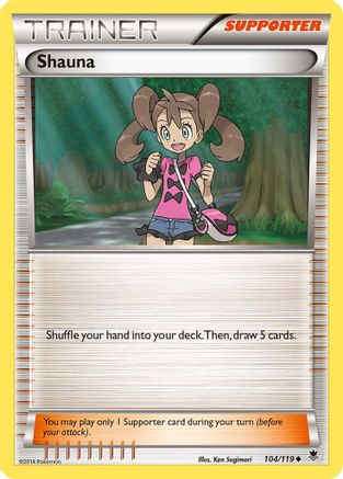 XY  Phantom Forces  104/119 Shauna  - Uncommon