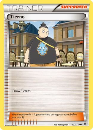 XY  Phantom Forces  107 Tierno  - Uncommon