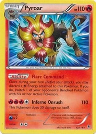 Deck Exclusives  012/119 Pyroar  - Rare