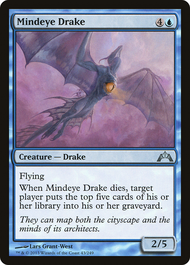 Gatecrash - (GTC-043) - Mindeye Drake Foil
