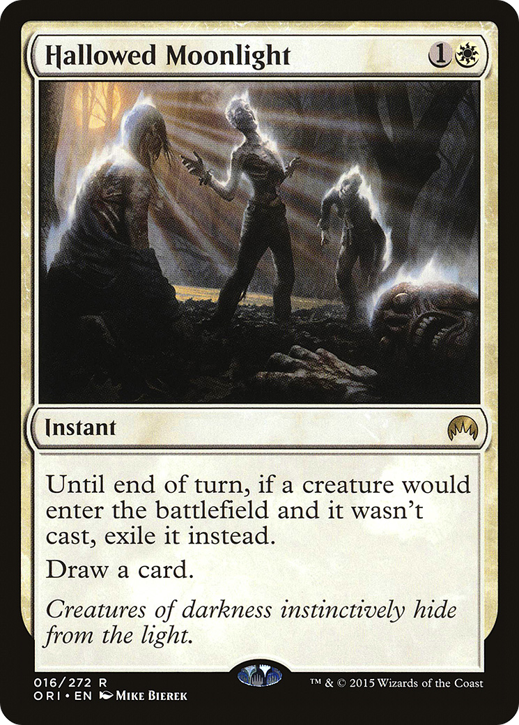 Magic Origins - (ORI-016) - Hallowed Moonlight Foil