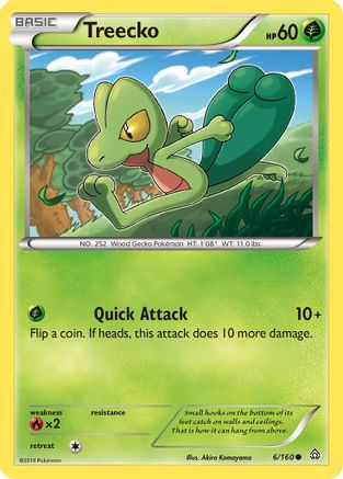 XY  Primal Clash  006/160 Treecko  - Common