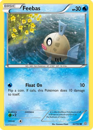 XY  Primal Clash  043/160 Feebas  - Common