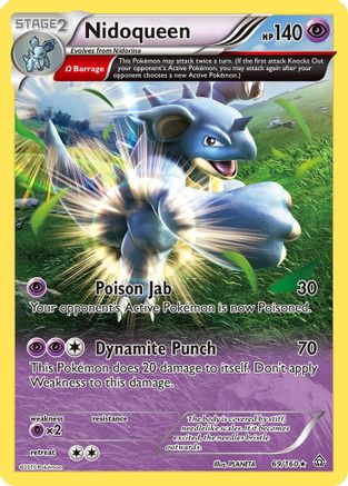 XY  Primal Clash  069/160 Nidoqueen (Omega)  - Rare