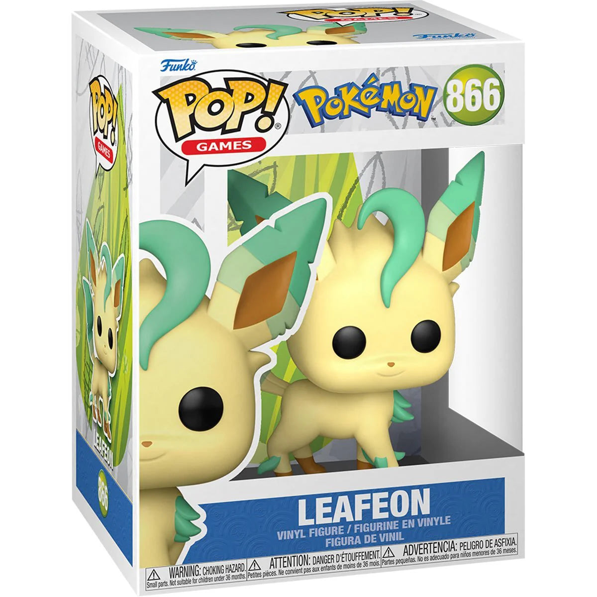 Funko Pop! Games Pokemon Vinyl Figure - Leafeon #866