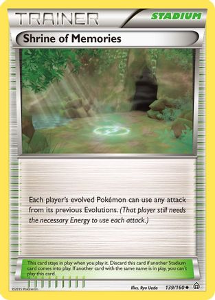 XY  Primal Clash  139/160 Shrine of Memories  - Uncommon