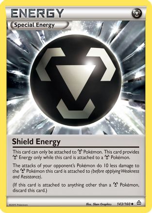 XY  Primal Clash  143/160 Shield Energy  - Reverse Holofoil - Uncommon