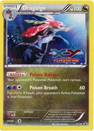 XY Promos  Dragalge - XY10 (Prerelease) [Staff]  - Holofoil - Promo