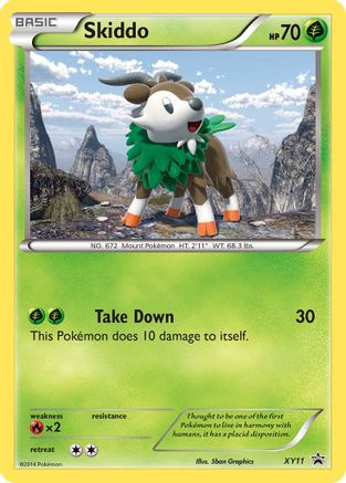 XY Promos  XY11 Skiddo  - Holofoil - Promo