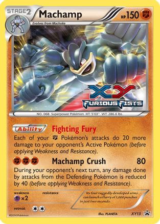 XY Promos  XY13 Machamp  - Holofoil - Promo