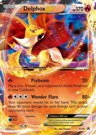 XY Promos  XY19 Delphox EX  - Holofoil - Promo