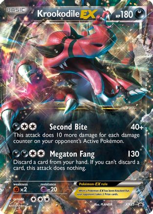 XY Promos  XY25 Krookodile EX  - Holofoil - Promo