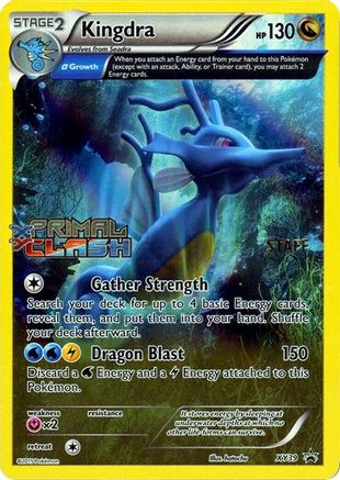XY Promos  Kingdra - XY39 (Prerelease) [Staff]  - Holofoil - Promo