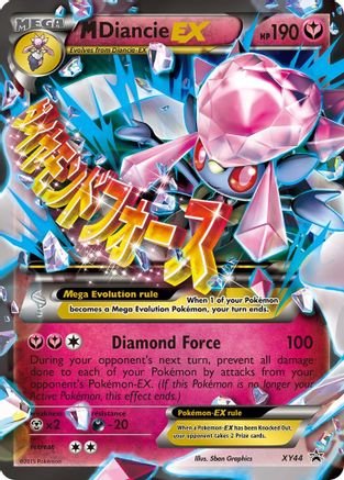 XY Promos  XY44 M Diancie EX  - Holofoil - Promo