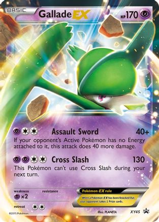 XY Promos  XY45 Gallade EX  - Holofoil - Promo
