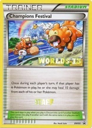 Black and White Promos  Champions Festival - BW95 (Worlds 13) [Staff]  - Promo