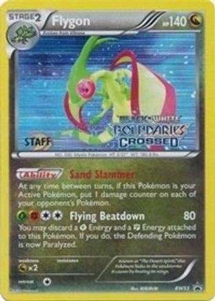Black and White Promos  Flygon - BW53 (Prerelease) [Staff]  - Holofoil - Promo