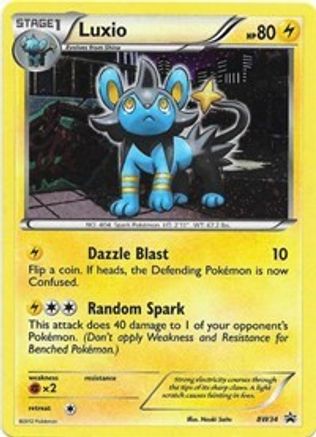 Black and White Promos  BW34 Luxio  - Holofoil - Promo