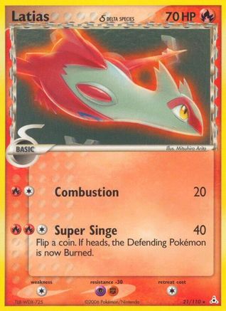 Deck Exclusives  021/110 Latias  - Holofoil - Holo Rare
