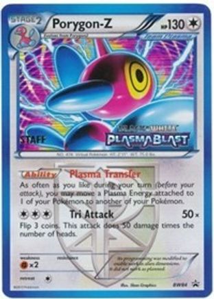 Black and White Promos  Porygon-Z (Team Plasma) - BW84 (Prerelease) [Staff]  - Holofoil - Promo