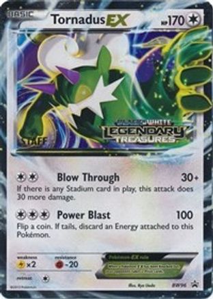 Black and White Promos  Tornadus EX - BW96 (Prerelease) [Staff]  - Holofoil - Promo