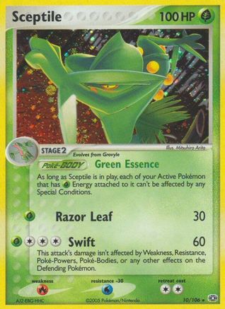 Emerald  Sceptile  - Reverse Holofoil - Holo Rare