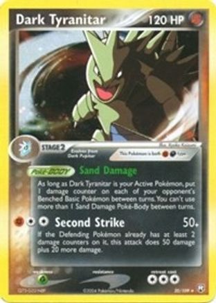 Deck Exclusives  020/109 Dark Tyranitar  - Holofoil - Holo Rare