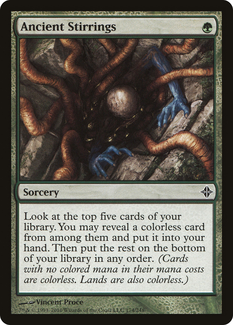 Rise of the Eldrazi - (ROE-174) - Ancient Stirrings Foil