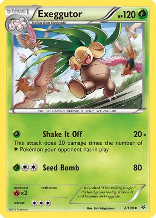 XY  Roaring Skies  002/108 Exeggutor  - Uncommon