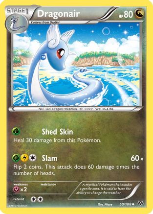 XY  Roaring Skies  050/108 Dragonair  - Uncommon