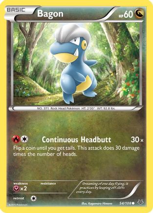 XY  Roaring Skies  054/108 Bagon (54)  - Common