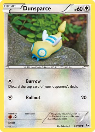 XY  Roaring Skies  068/108 Dunsparce  - Common